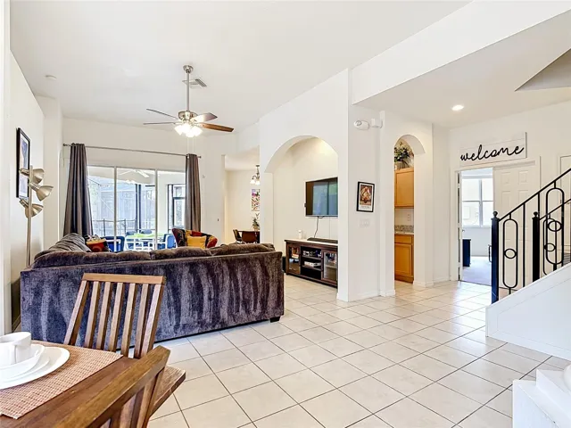 Spacious Open Living Room