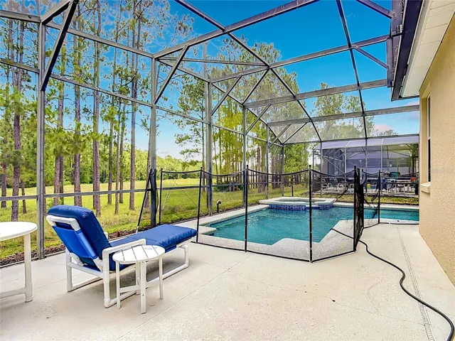 Expansive Pool Deck with No Rear Neighbors