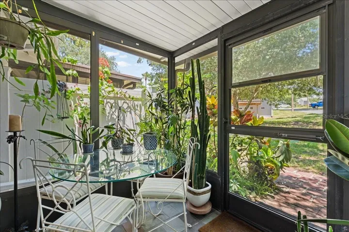 Screened porch