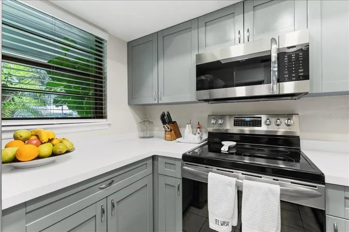 Large kitchen window for natural light