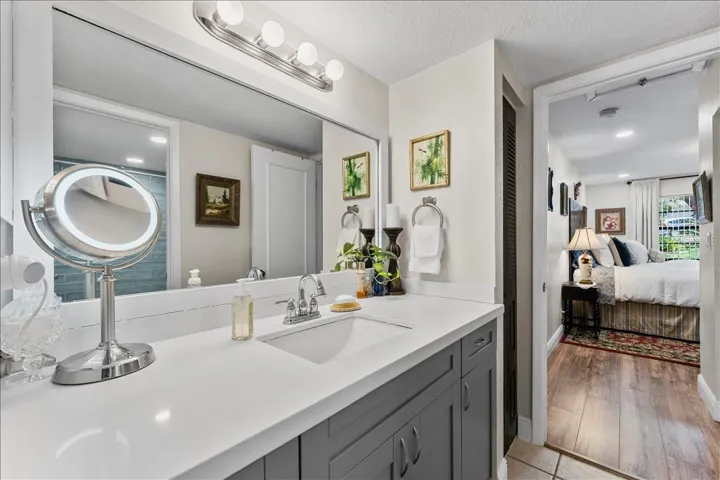 Large Vanity with Corian countertop