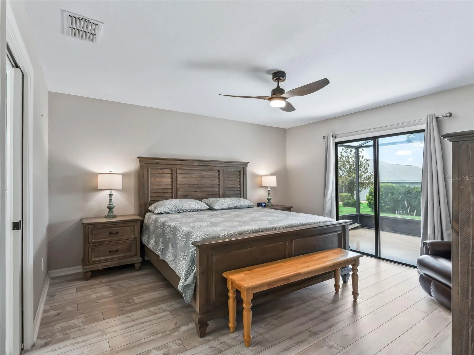 Primary Suite w/Access to Birdcage covered Back Patio