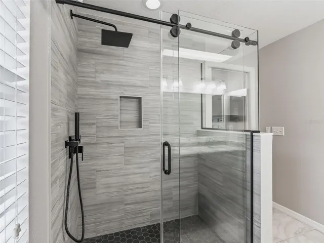Tiled Walk in Shower