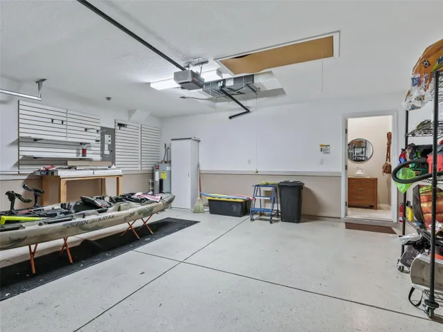 2 Car Garage w/extra shelving