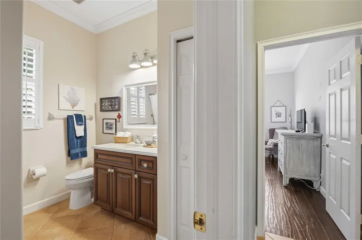 Second Bathroom located between bedrooms 2 and 3