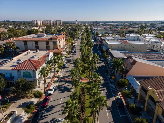 Ariel view of down town Venice