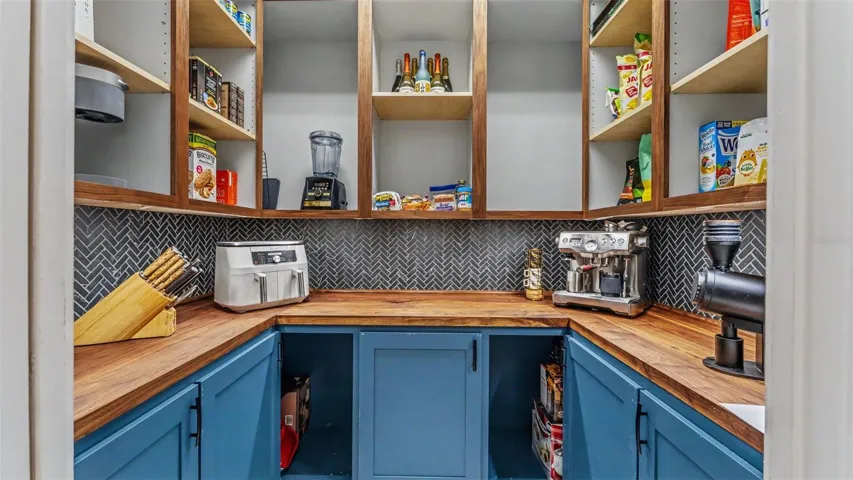 Custom Built Walk in Pantry