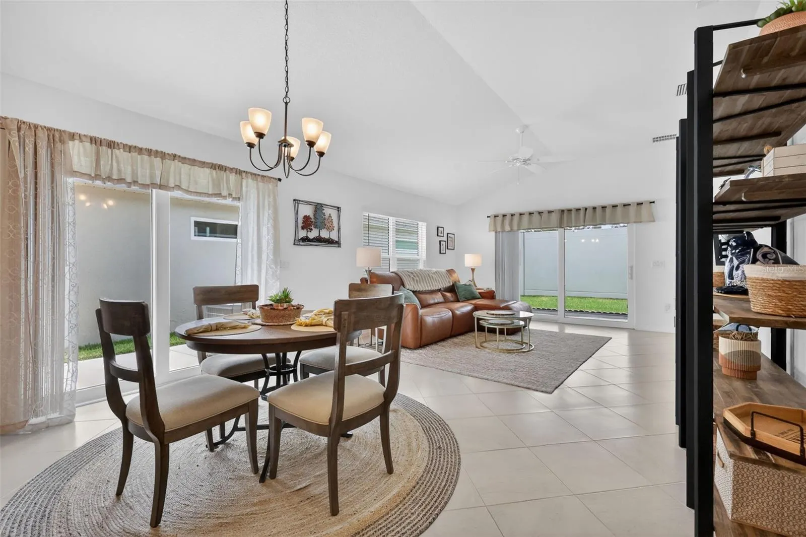 Dining and Living Rooms
