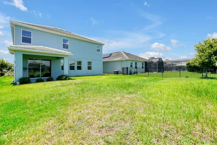 Backyard with pool oasis potential