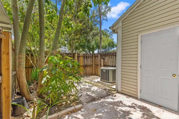 Exterior Storage/Fenced Backyard