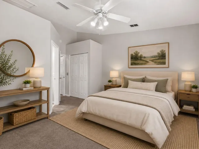 Virtually Staged- Bedroom Two