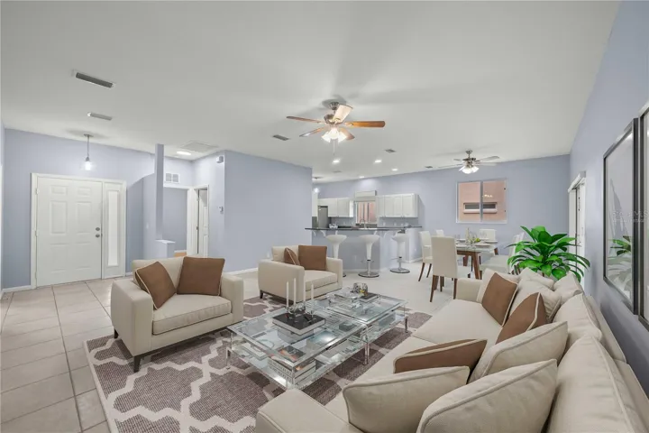 Living Room Virtually Staged