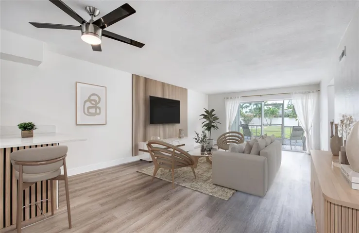 VIRTUALLY STAGED LIVING ROOM