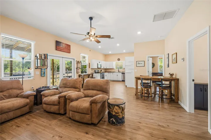 Living Room/dining area combo