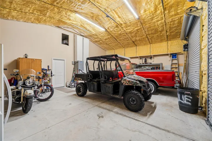 2 car oversized Garage in Barndominium