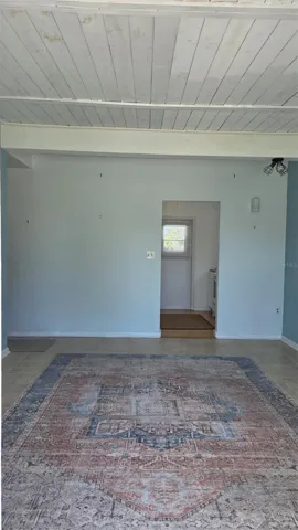 Entry into living room from front door.