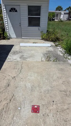 Boat tiedowns with cement stop