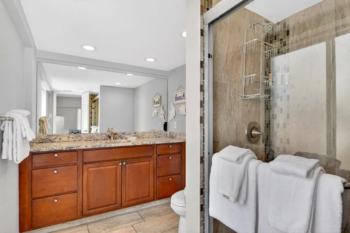 Master bath walk in shower