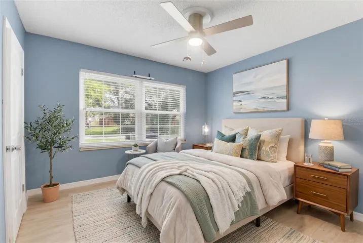 Virtually Staged Guest Bedroom