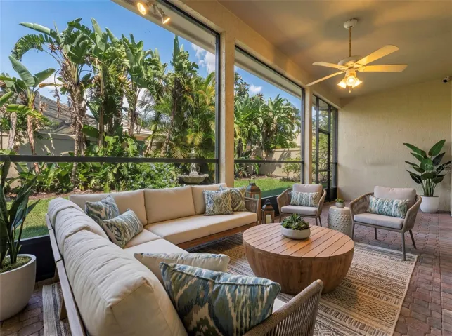 Virtually Staged patio.