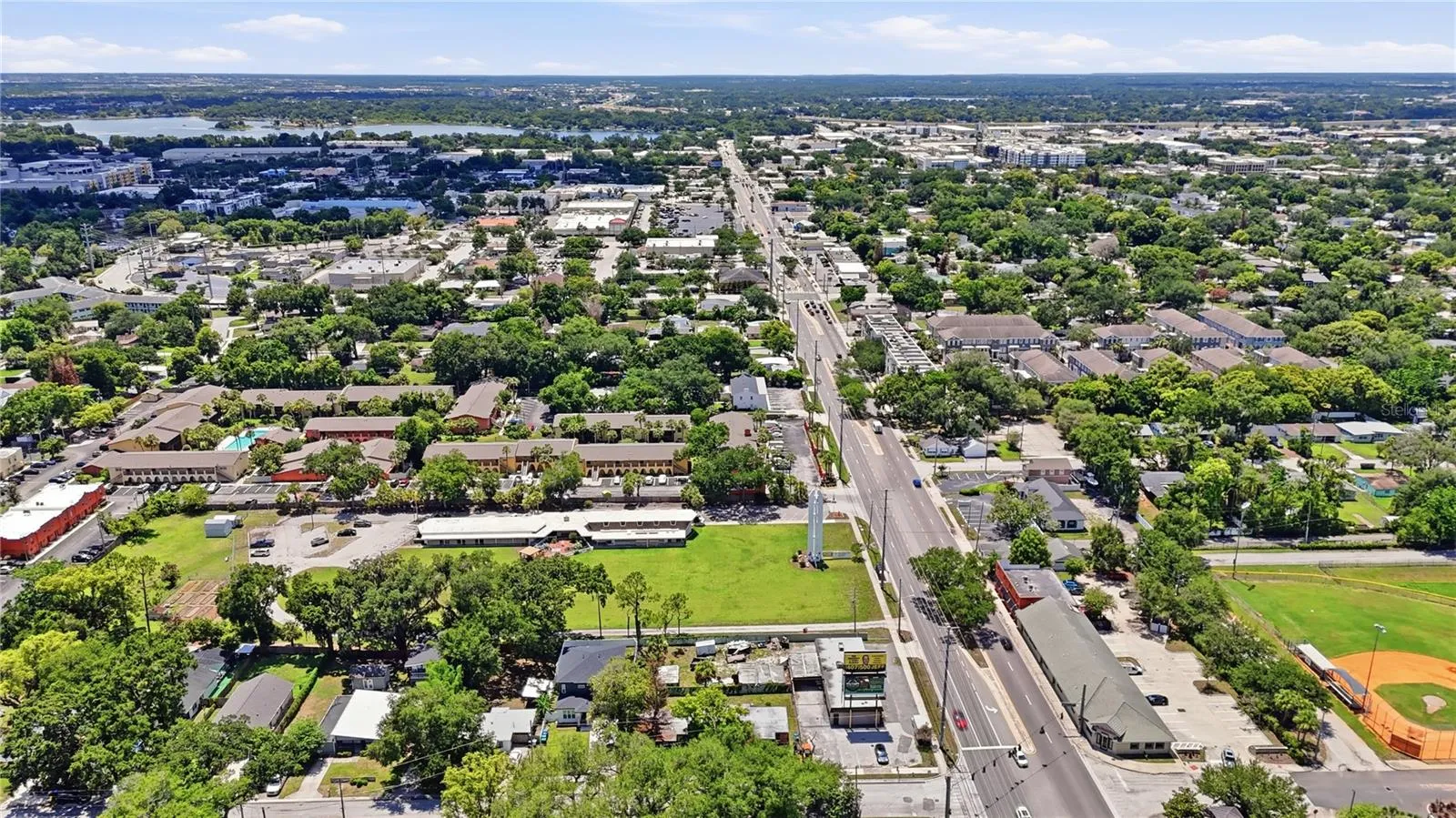 Looking towards downtown/SODO Orlando area