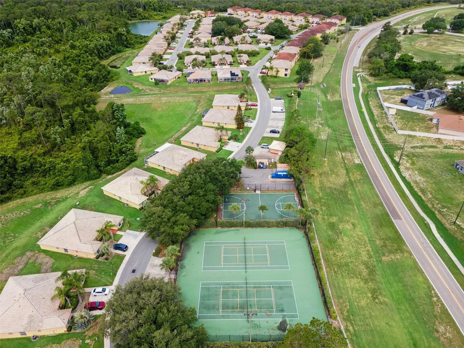 Amenities - Basketball and Tennis Courts