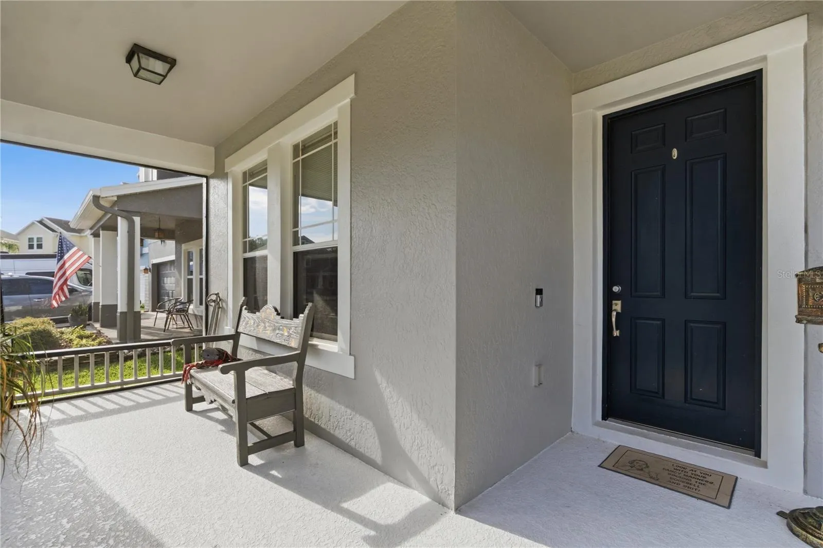 Front enclosed screened patio