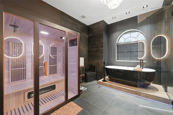 Primary Bathroom with 2-3 person Sauna