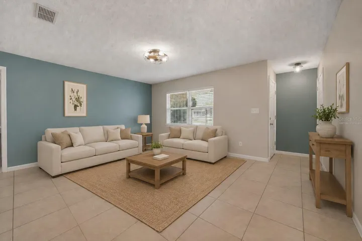 Living Room - virtually staged