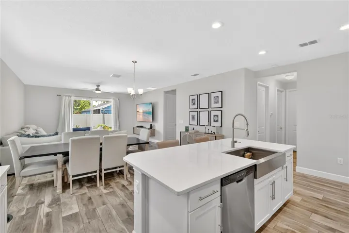 Kitchen and Dining Room Area