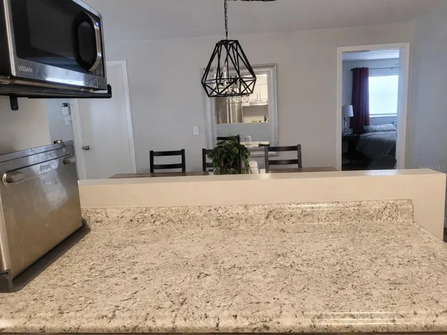 Kitchen pass through to dining room