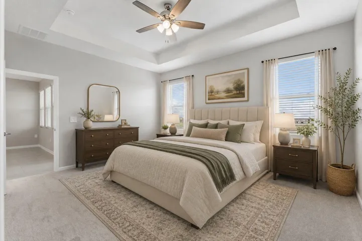 Primary Bedroom - Virtually Staged
