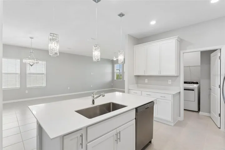 Kitchen w/Access to Laundry Room