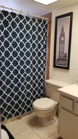 On suite guest bathroom