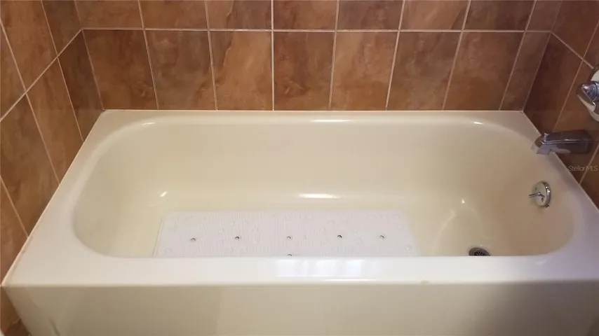 Guest bathroom tub