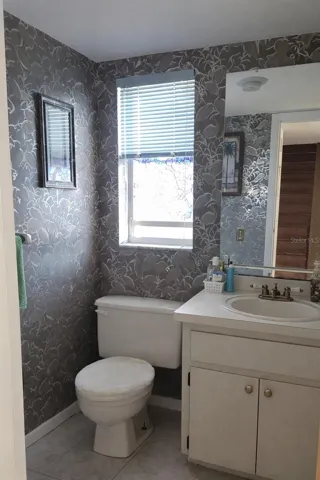 Half bath off of living area