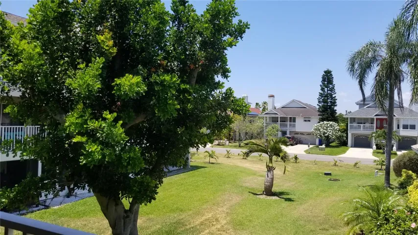 Master bedroom area overlooking garden  & pool area