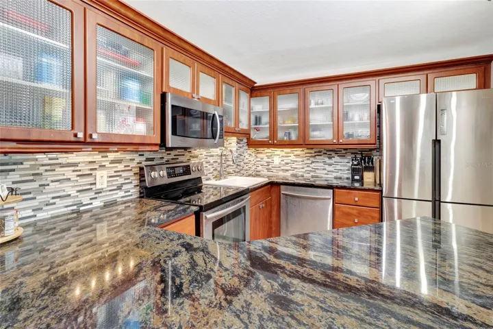 Kitchen with Granite Countertops