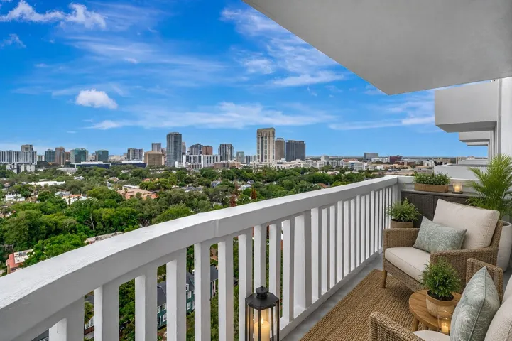 Virtually Staged Balcony