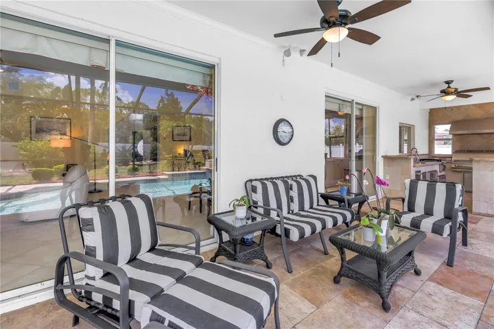 Covered Outdoor Entertaining Area