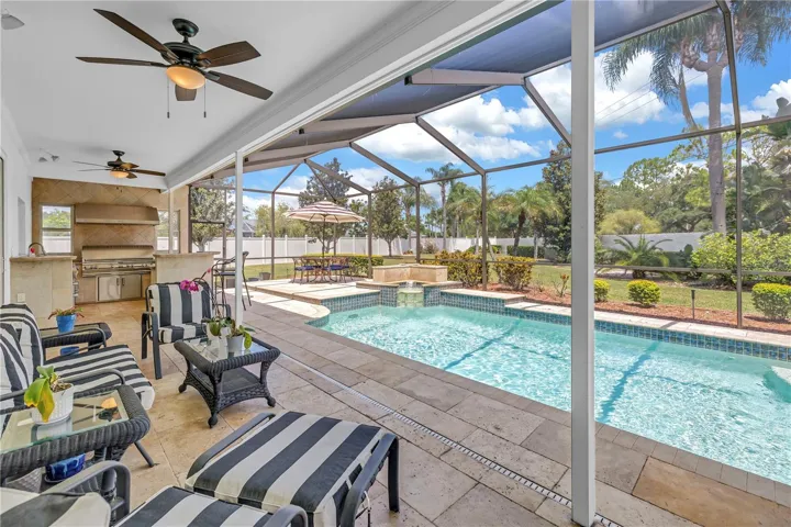 Covered Outdoor Entertaining Area