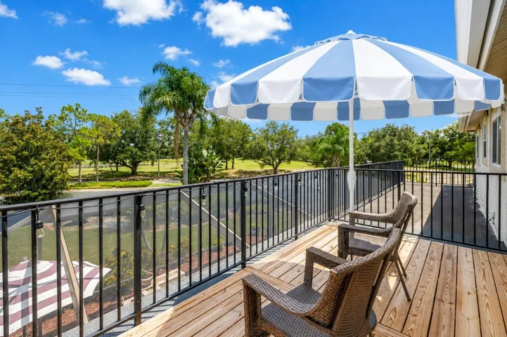 Primary Suite Balcony & View of Countryway Golf Club