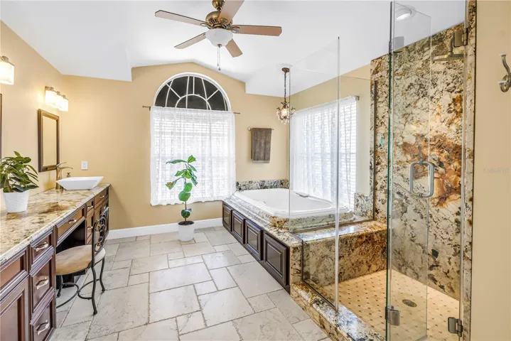 Primary Bathroom with Heated Floors