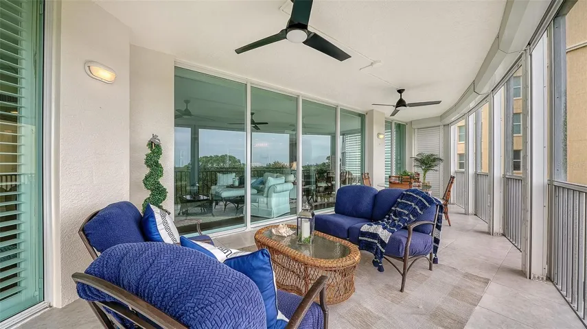 The spacious Lanai offers the perfect blend of elegance and relaxation.