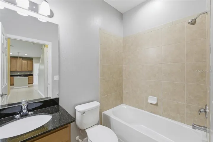 First floor full bathroom
