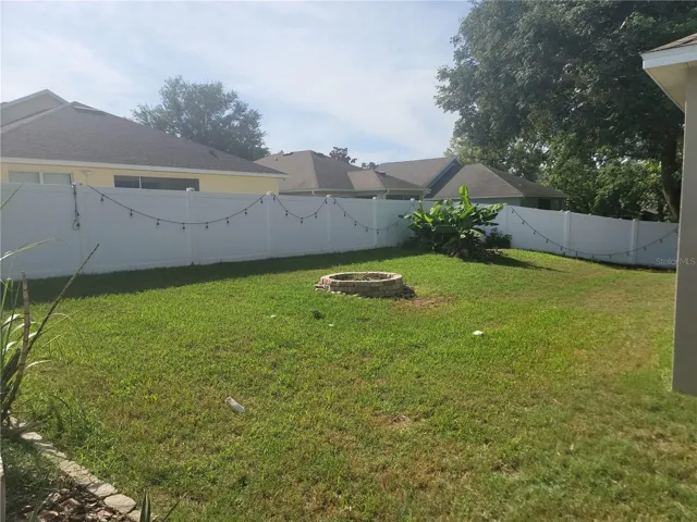 Backyard with Firepit