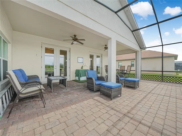 Spacious Lanai with French Doors