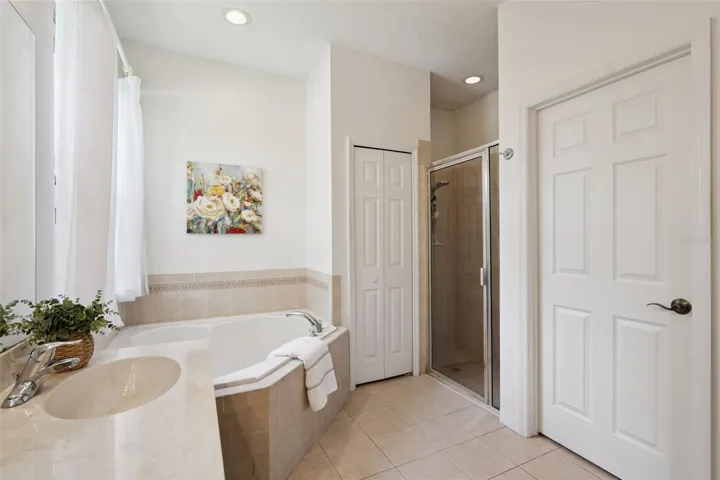 Primary Bathroom With Walk In Shower