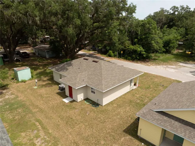 Aerial view of home