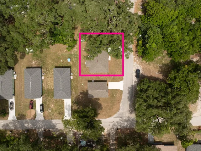 Aerial view of home